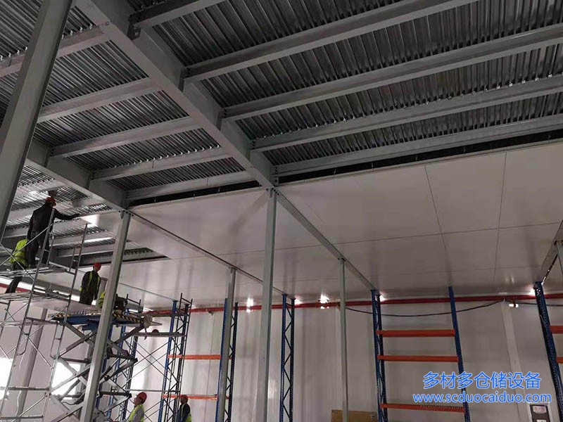 2025成都钢平台三层完工现场