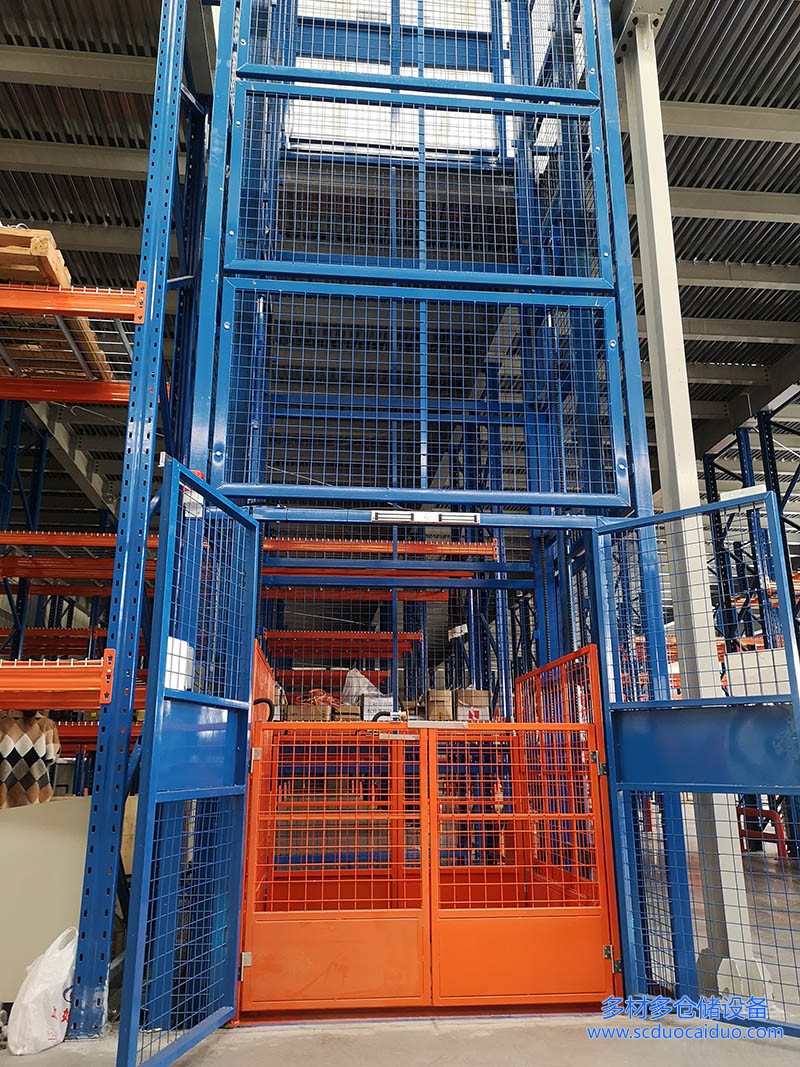 钢平台三层升降机配套