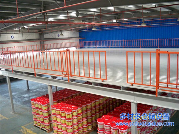 钢平台二层承重1000kg砝码实测