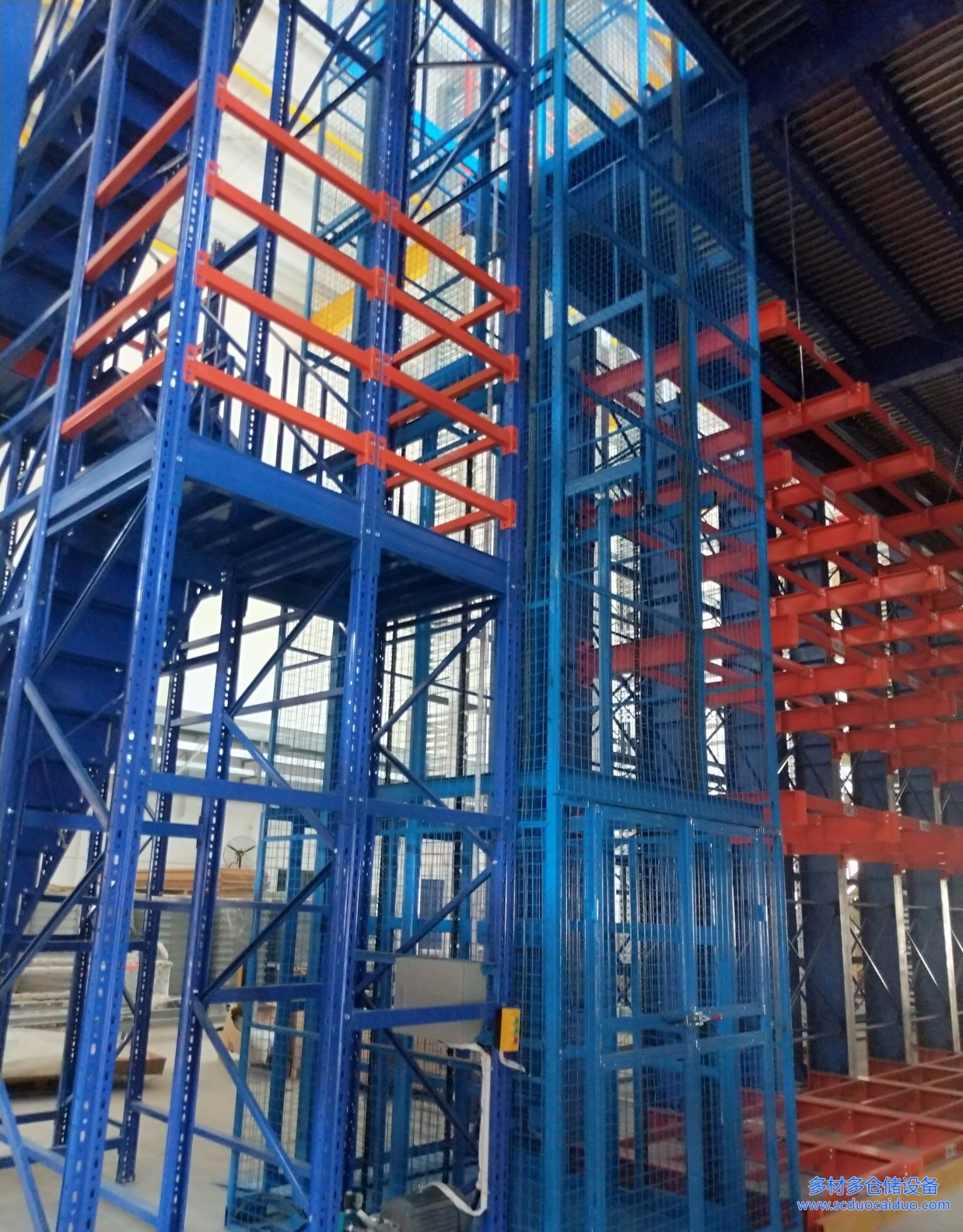 钢平台三层1500㎡案例完工图