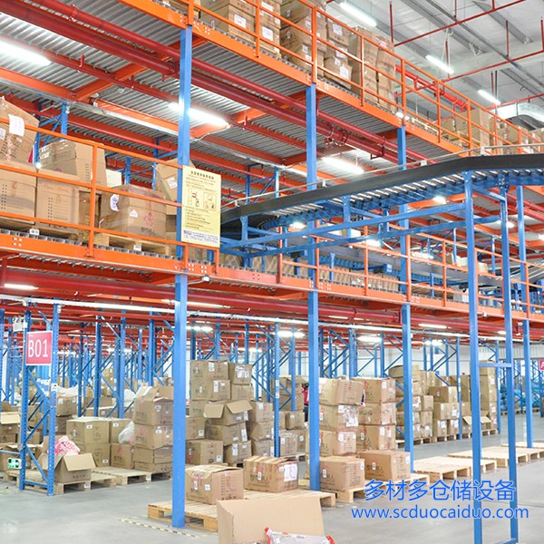 成都重型货架2000吨案例完工图