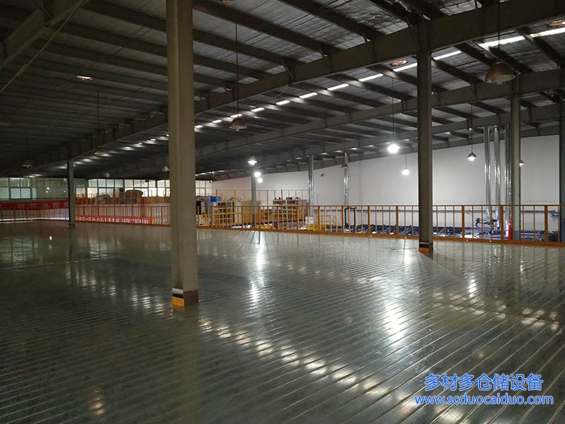 成都钢平台厂家龙泉驿汽配厂生产仓储一体方案